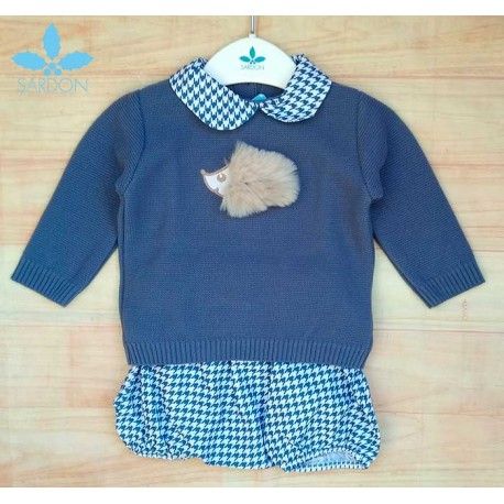 Sardon Invierno Conjunto bebé niño Pata de Gallo
