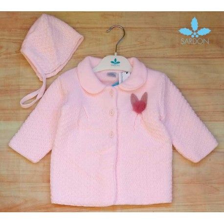 Sardon Winter Baby Girl Coat Pink