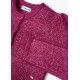 Mayoral Winter Girl Dark Pink Cardigan
