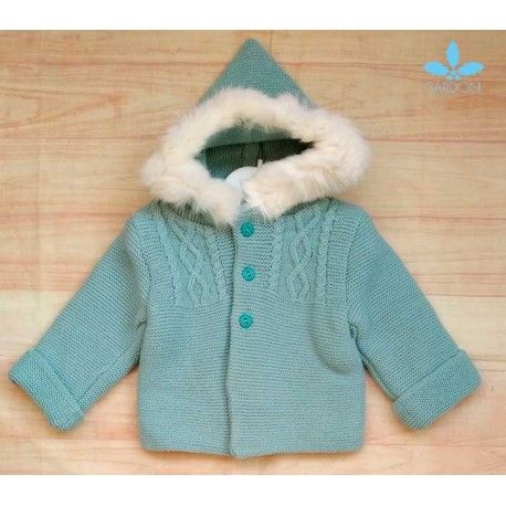 Sardon Winter Baby Boy Green Coat Sergio