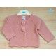Sardon Winter Baby Girl Pink Jacket Pompoms