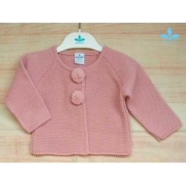 Sardon Invierno Chaqueta bebé niña Maquillaje Pompones