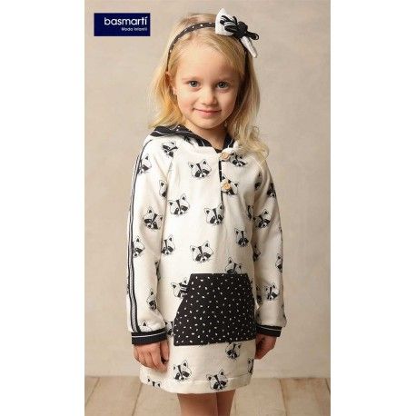 Basmartí Winter Girl Dress Lunada Hood