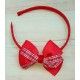 Siena Girl Diadem with Lace and Scottish Squares