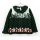 Foque Winter Girl Dark Green Sweater