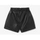 Mayoral Winter Girl Black Leatherette Short Pants