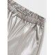 Mayoral Winter Girl Silver Leatherette Short Pants
