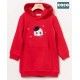 Coco Acqua Winter Girl Red Dress with Hood
