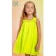 Abel & Lula Verano Vestido niña Gasa Plisado Lima