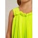 Abel & Lula Verano Vestido niña Gasa Plisado Lima