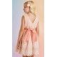 Abel & Lula Summer Girl Pink Dress Embroidered Tulle