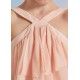 Abel & Lula Verano Vestido niña Gasa Volantes Rosa