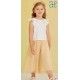 Abel & Lula Summer Girl White and Champagne Set