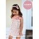 Juliana Verano Vestido bebé niña Rosa Tortugas