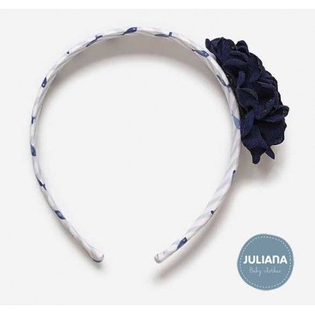 Juliana Verano Diadema Peces con Flor Grande