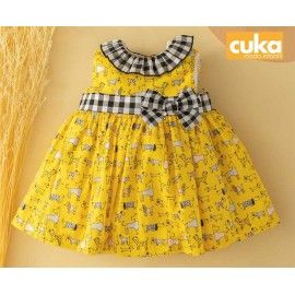 Cuka Verano Vestido bebé niña Fluorita Estampado