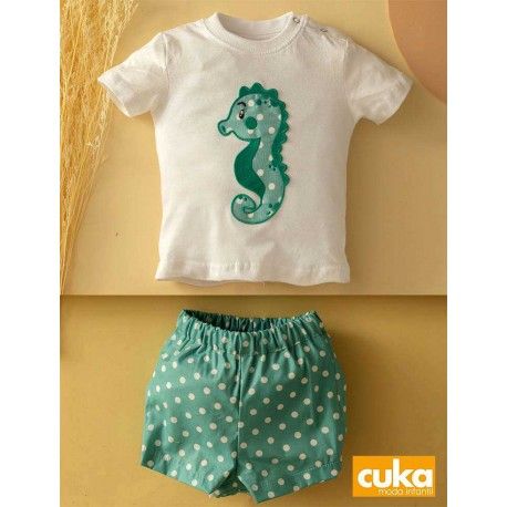 Cuka Verano Conjunto bebé niño Opalo