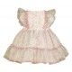 Miranda Summer Baby Girl Printed Dress with Floral Ornament
