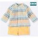 Coco Acqua Verano Conjunto bebé niño Rayas y Mostaza