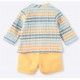 Coco Acqua Verano Conjunto bebé niño Rayas y Mostaza
