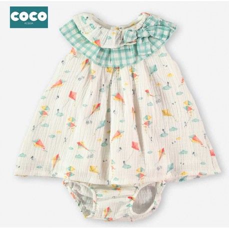 Coco Acqua Summer Baby Girl Dress Kites