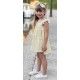 Coco Acqua Summer Girl Ocher Striped Dress