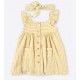 Coco Acqua Summer Girl Ocher Striped Dress
