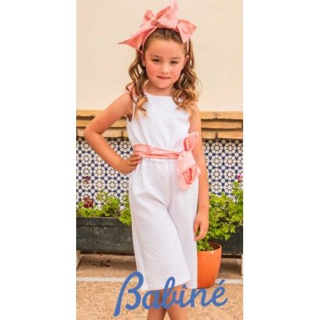 Babiné Summer Girl White Romper Gooses