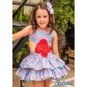Babiné Summer Girl Squared Dress Red Ornament
