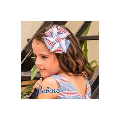 Babiné Verano Pinza niña con Flor de Petalos