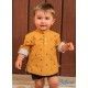 Babiné Verano Conjunto niño Mostaza Langostas