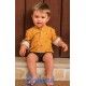 Babiné Verano Conjunto niño Mostaza Langostas