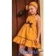 Babiné Summer Girl Ocher Dress Lobsters