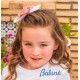 Babiné Verano Pinza niña Blanca y Rosa Ocas