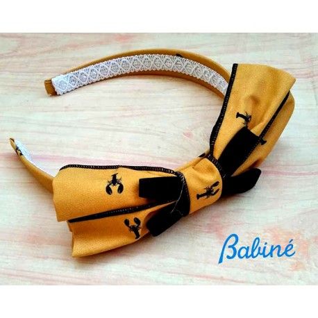 Babine Summer Girl Ocher Headband Lobsters