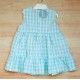 Juliana Summer Baby Girl Dress Green Squares