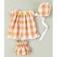 Cocote Verano Vestido bebé niña Cuadros Coral
