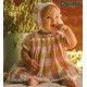 Cocote Summer Baby Girl Dress Corale Squares