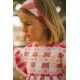 Cocote Summer Girl Dress Red and Orange Squares