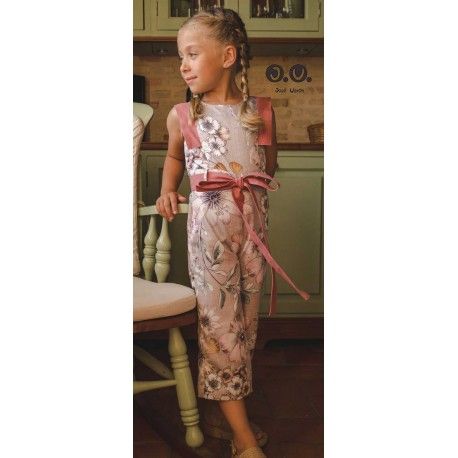 José Varón Verano Mono niña Estampado Flores