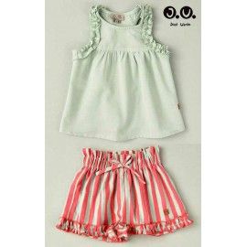 José Varón Verano Conjunto niña Verde Coral