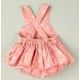 Cocote Summer Baby Girl Pink Overalls Animals