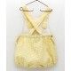 Foque Verano Peto rana bebé niño Vichy Amarillo