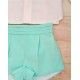 Miranda Verano Conjunto bebé niño Crudo y Verde
