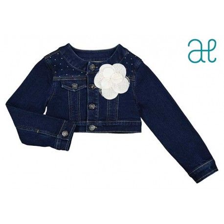 Abel & Lula Verano Cazadora niña Denim Fantasía Oscura