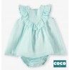 Coco Acqua Verano Vestido bebé niña Turquesa Claro