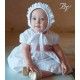 Blanca Valiente Summer Baby Girl White Embroidered Set