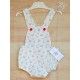 Blanca Valiente Summer Baby Boy Overalls Ducks