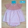 Don Algodon Summer Baby Girl Pink Dress Flowers