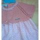 Don Algodon Summer Baby Girl Pink Dress Flowers
